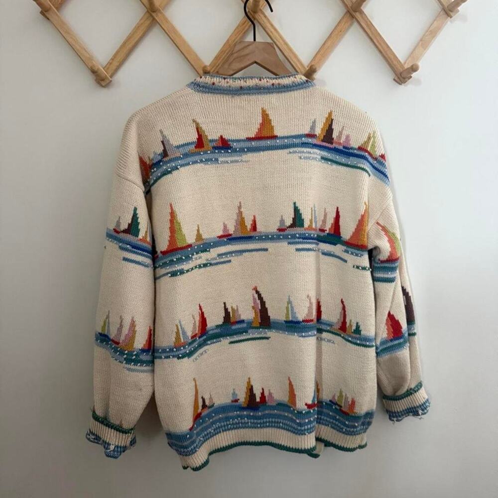 Vintage christine foley knit cardigan - Picture 4 of 8
